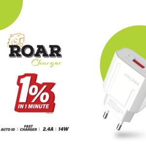 Halima ROAR Charger (HT-20) 2.4A এবং 14W