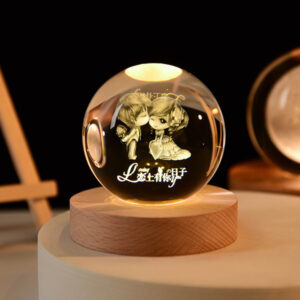 Super pretty 3D Crystal Ball lamp